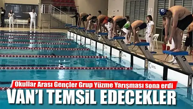 Okullar Arası Gençler Grup Yüzme Yarışması sona erdi 