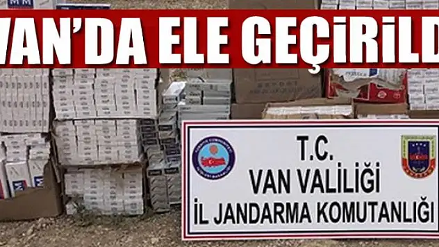 Van'da ele geçirildi