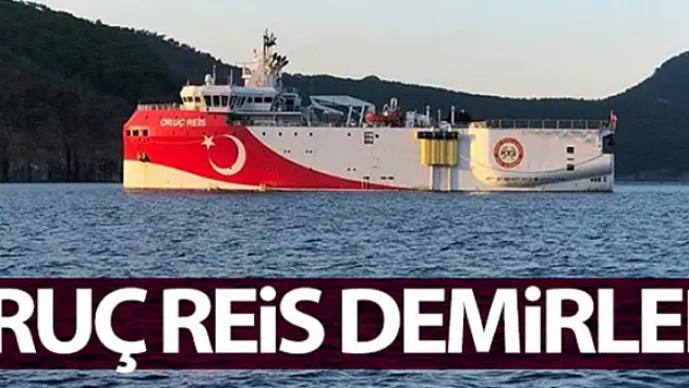 Oruç Reis Antalya açıklarına demirledi