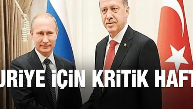 Suriye için kritik hafta