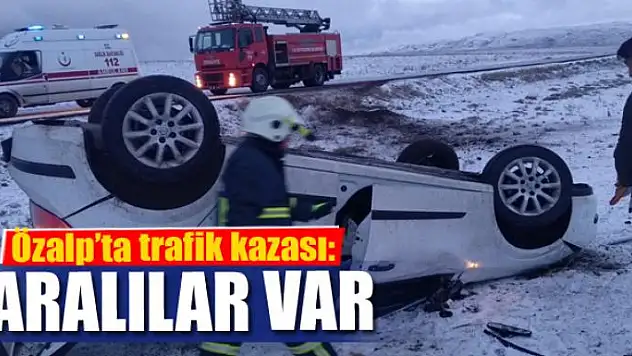 Özalp'ta trafik kazası 2 yaralı