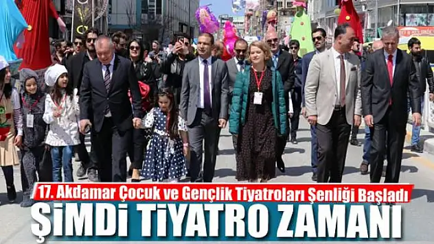 17. Akdamar Çocuk ve Gençlik Tiyatroları Şenliği Başladı