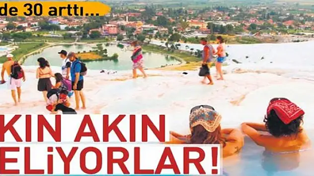 Turist sayısı rekor kırıyor 