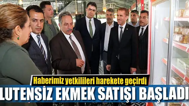 GLUTENSİZ EKMEK SATIŞI BAŞLADI