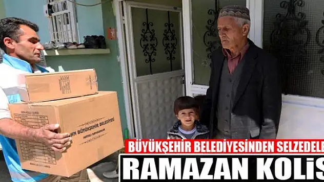 BÜYÜKŞEHİR'DEN SELZEDELERE YARDIM