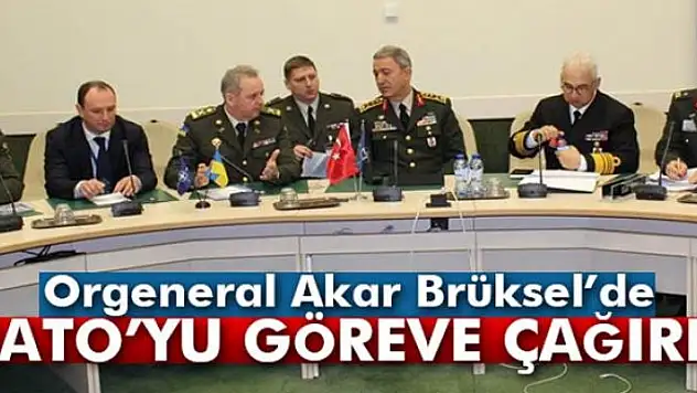 Orgeneral Akar, Brüksel'de Genelkurmay Başkanları Toplantısı'na katıldı