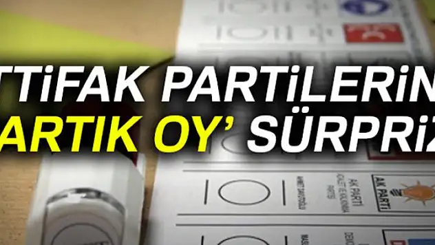 İttifak partilerine 'artık oy' sürprizi