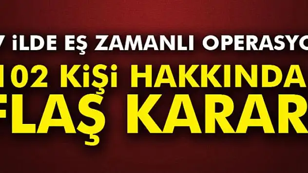 Gıda Tarım ve Hayvancılık Bakanlığı'nda FETÖ operasyonu! Gözaltılar var