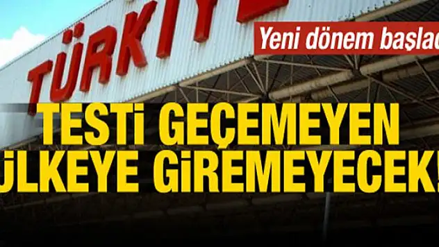 Testi geçemeyen ürünler ithal edilemeyecek