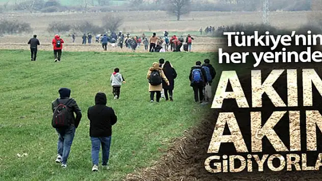 Mülteciler akın akın gitmeye başladı