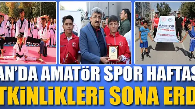 Van'da Amatör Spor Haftası etkinlikleri sona erdi