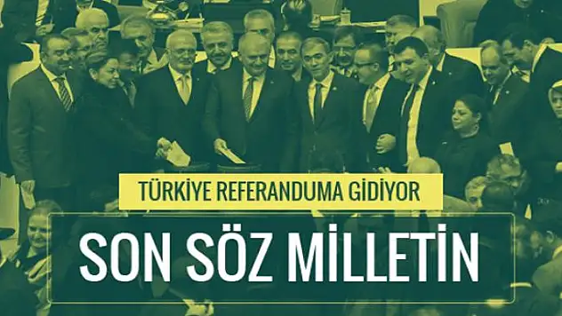 Yeni anayasada söz artık milletin!