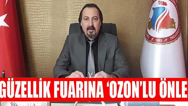 Güzellik fuarına 'Ozon'lu önlem