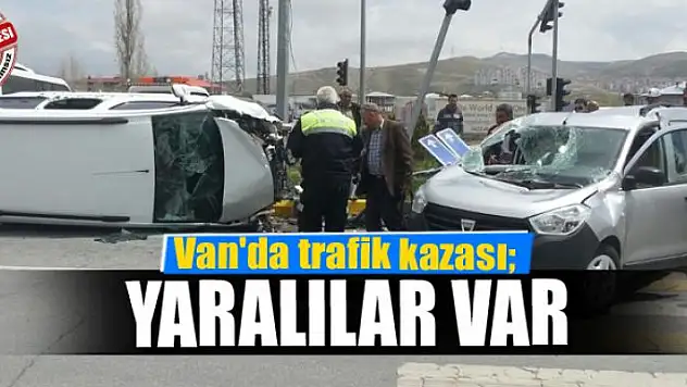 Van'da trafik kazası 2 yaralı