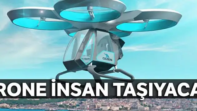 Drone insan taşıyacak