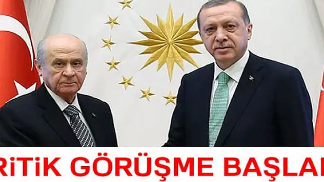 Cumhurbaşkanı Erdoğan, MHP Lideri Bahçeli'yi kabul etti!