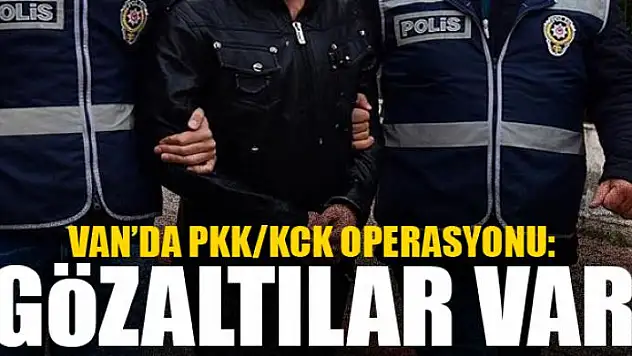 Van'da PKK/KCK operasyonu: 4 gözaltı
