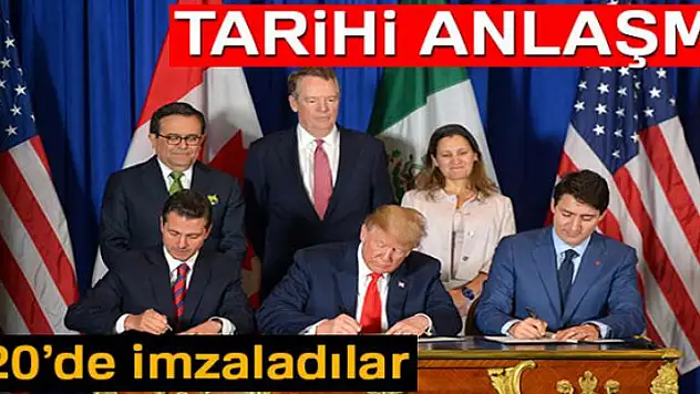 ABD, Meksika ve Kanada liderleri NAFTA'nın yerini alacak anlaşmayı imzaladı