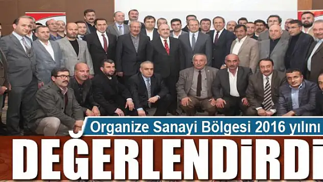 Van OSB 2016 yılını değerlendirdi