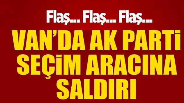 AK Parti seçim aracına saldırı