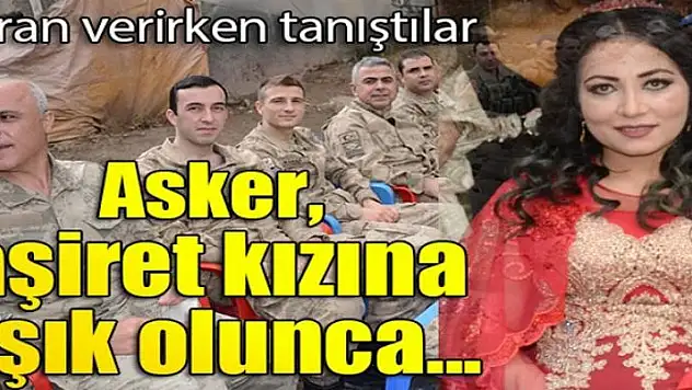 Asker ile aşiret kızı evlendi, düğünde kardeşlik mesajları verildi