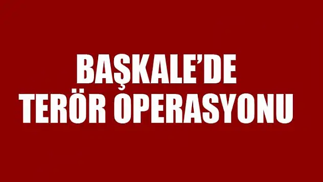 Başkale'de terör operasyonu