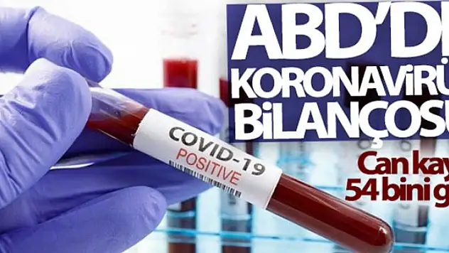 ABD'de korona salgınında can kaybı 54 bini geçti
