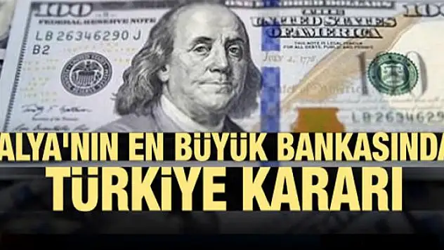 İtalya'nın en büyük bankasından Türkiye kararı