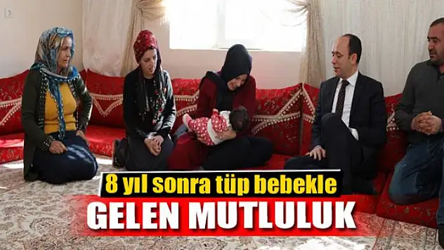8 yıl sonra tüp bebekle gelen mutluluk