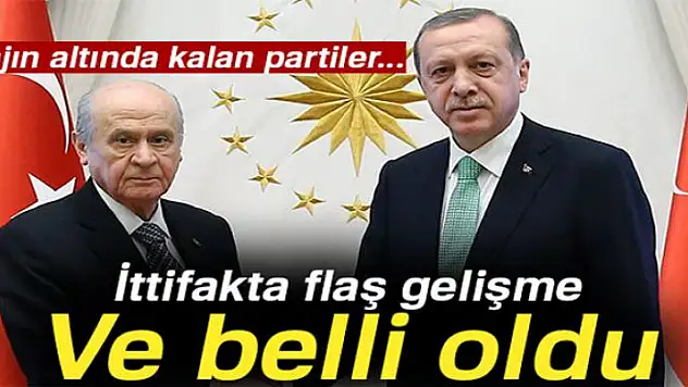 İttifakın ana omurgası belli oldu