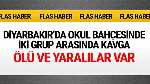 Diyarbakır'da son dakika kavga! Ölü ve yaralılar var