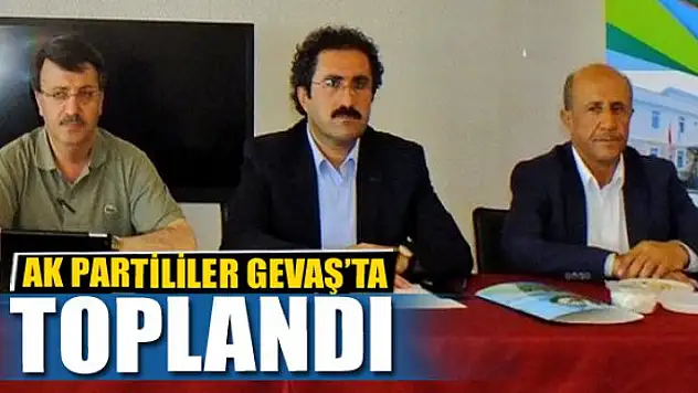 AK Partililer Gevaş'ta toplandı