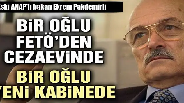 Eski Bakan Ekrem Pakdemirli'nin oğlu Bekir Pakdemirli Tarım Bakanı oldu