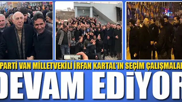 AK Parti'li İrfan Kartal'dan seçim çalışması 