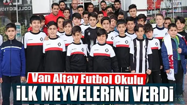 Van Altay Futbol Okulu ilk meyvelerini verdi
