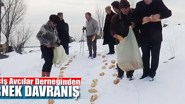 Erciş Avcılar Derneğinden örnek davranış
