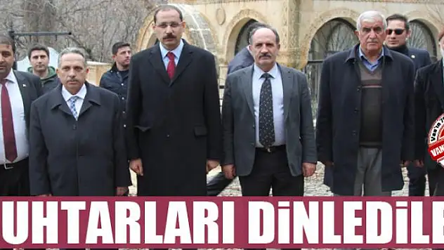 Bahçesaray'da muhtarlar toplantısı