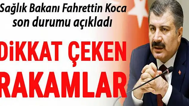 Bakan Koca son rakamları açıkladı! 'Bir gün içinde iyileşen en yüksek hasta sayısına ulaştık'