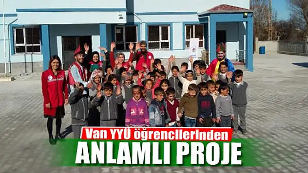 Van YYÜ öğrencilerinden anlamlı proje