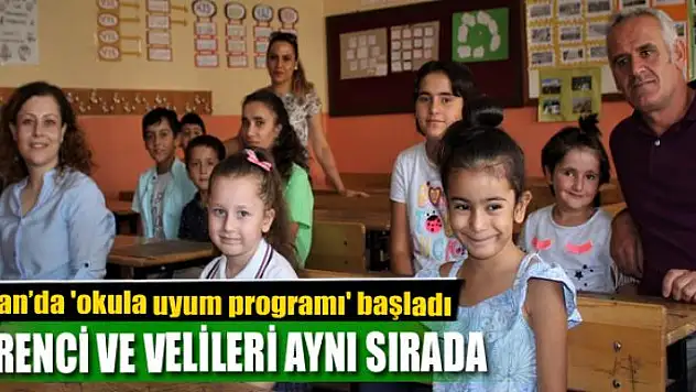 Van'da 'okula uyum programı' başladı