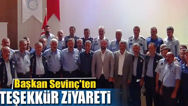 Başkan Sevinç'ten Erciş Zabıta Müdürlüğüne teşekkür ziyareti