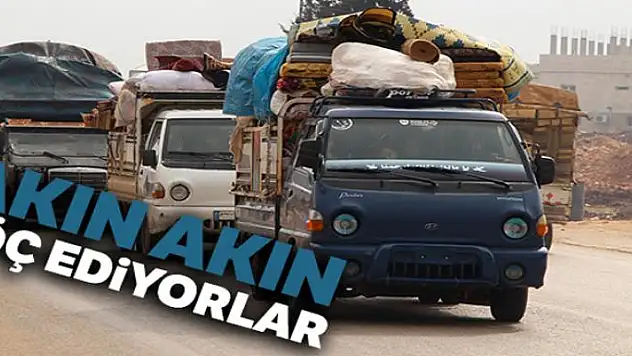 Akın akın göç ediyorlar