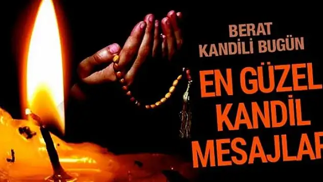 Kandil Mesajları 2017 resimli Berat Kandili güzel sözleri