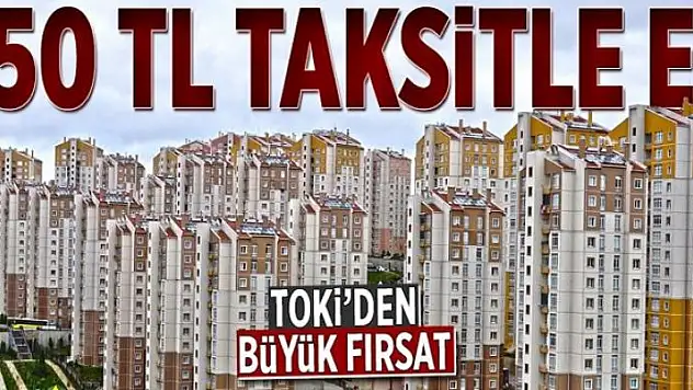 250 TL taksitle ev  