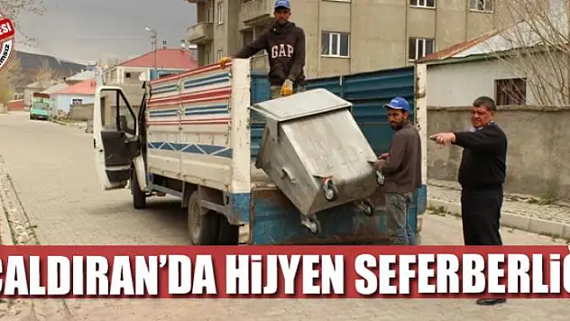 Çaldıran'da hijyen seferberliği