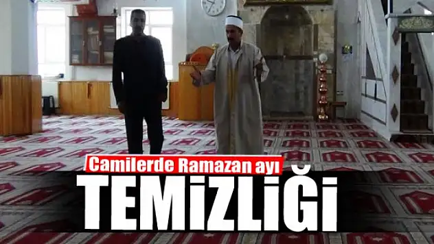 Camilerde Ramazan ayı temizliği