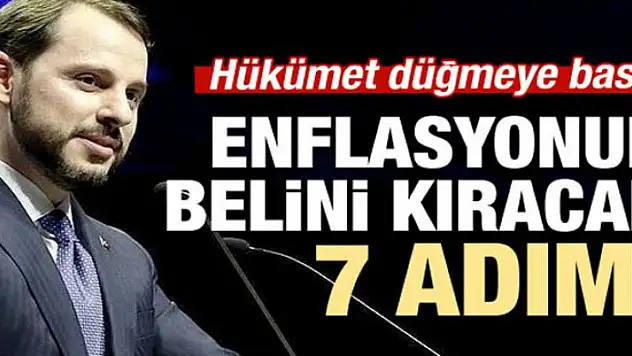 Enflasyonun belini kıracak 7 madde