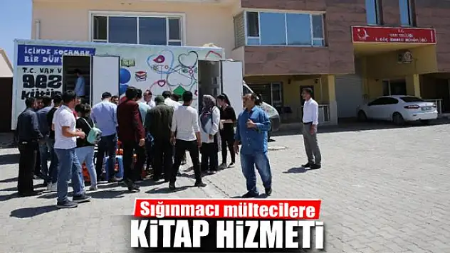 Sığınmacı mültecilere kitap hizmeti