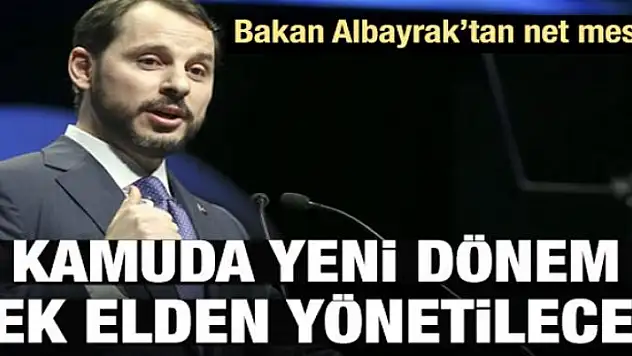 Bakan Albayrak'tan net mesaj!