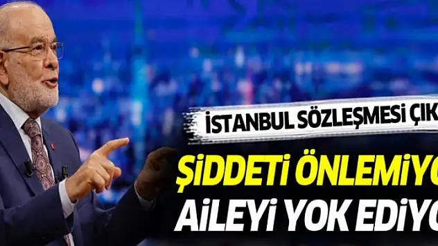 Karamollaoğlu'ndan İstanbul Sözleşmesi çıkışı! Şiddeti önlemiyor